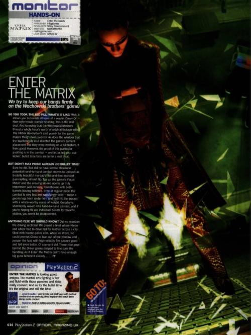 Enter The Matrix PS2 [2003]