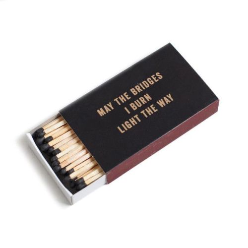 fuckyourclothes:  Matches.