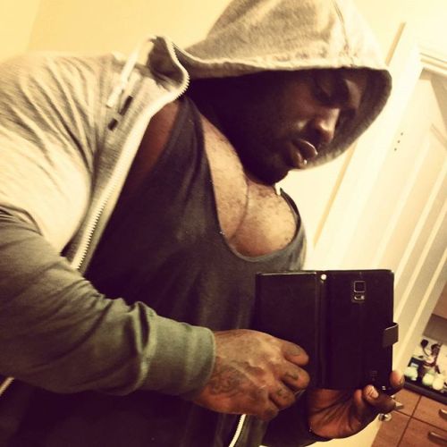 Black muscle nips and feet