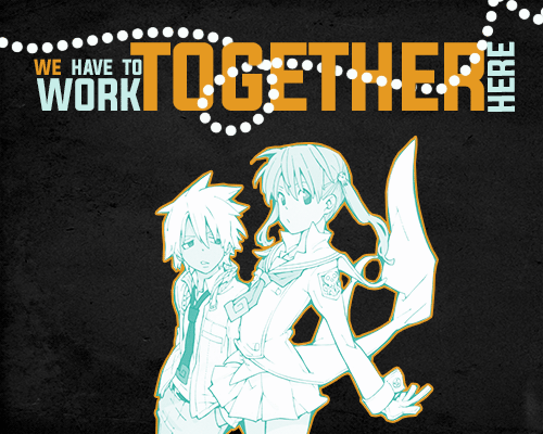 kennyackermans: get to know me meme: [1/5] favorite relationships // maka &amp; soul &ldquo;