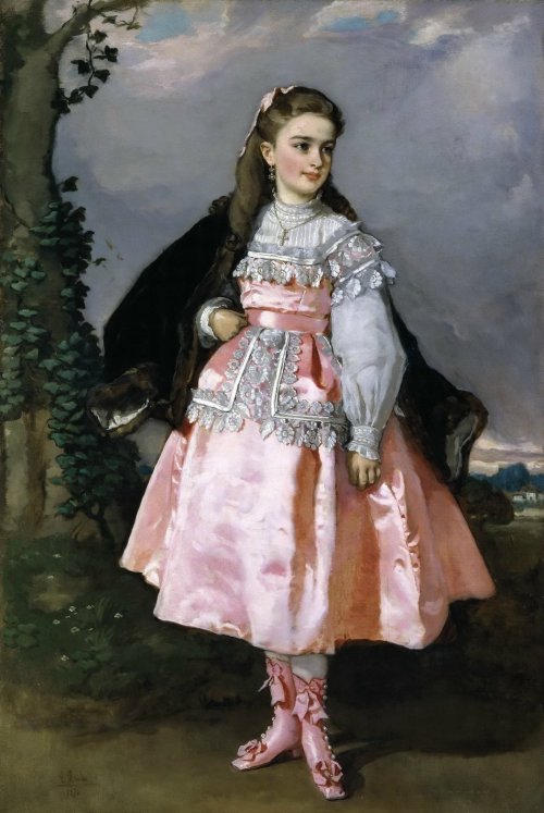 Concepcion Serrano , the future Countess Santoveina by Eduardo Rosales, 1871