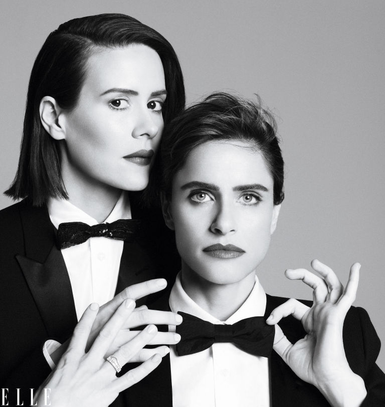 tvandfilm:  Sarah Paulson and Amanda Peet for Elle. 