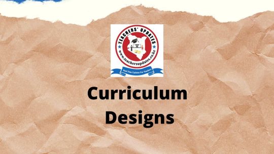 Lower Primary Curriculum Designs (Grade 1, 2, 3)