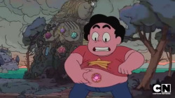 pirategarnet:  Hey guys, I’m not sure if this has been pointed out before, or if this exactly helps the theory that the temple is a representation of the four Gems fused, but in the pilot, the temple shows the the gemstones not only in the same general