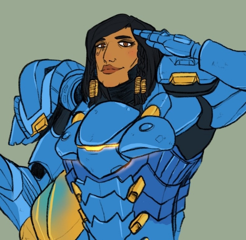 elysdraws: Parts of an Overwatch commission I did for a youtube banner for a friend