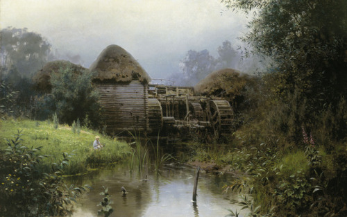 Vasily Polenov. Old mill.1880. Serpukhov Art Museum of History, Moscow Region.