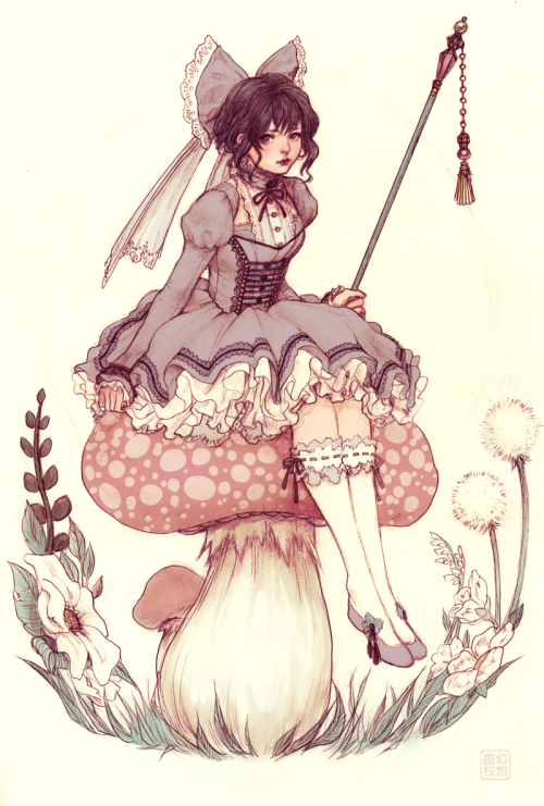 Toadstool Fairie by JDarnell
