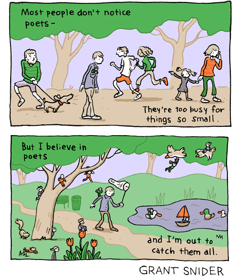  by Grant Snider | incidentalcomics: Poet in My Pocket 