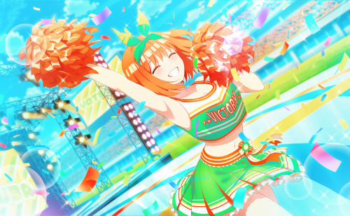 RECOLORED |  Cheerleader   ↳ ☆ ° Yotsuba Nakano ♡ ° ☆