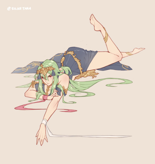 HC: Byleth, hundreds of years later (?) Where she mastered all of the Goddess&rsquo;s powers and