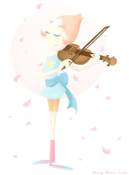 minty-flutters:  Pearl looked so cute playing the violin. (◕‿◕✿)