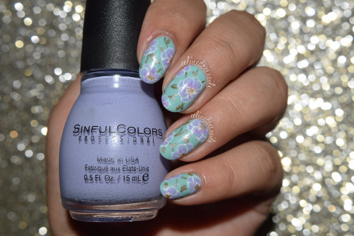 As if I don’t already paint enough florals, here’s another completely inspired by Kristi