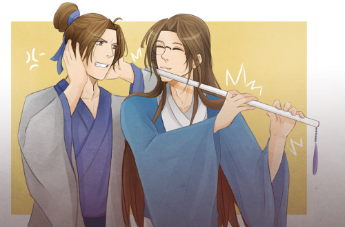 Day 10 for #danmeitober : Fav brothers (2/2 I can&rsquo;t choose just one XD) =&gt; Gu Yun and Shen 