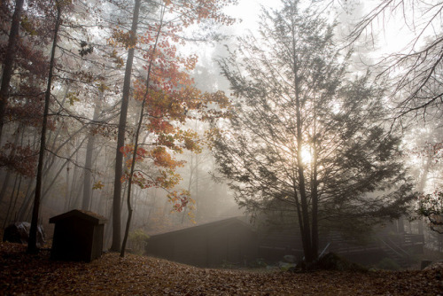 thedevitoanditsown:cabinporn:Noah Kalina’s log cabin in Lumberland, New YorkAvailable to rent: lumbe