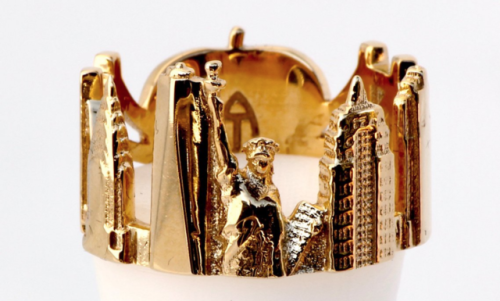 Cityscape Skyline Rings FromAvizzanoJewels