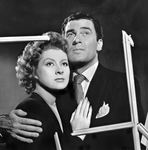 sweetheartsandcharacters: Greer Garson and Walter Pidgeon, Mrs. Miniver (1942).