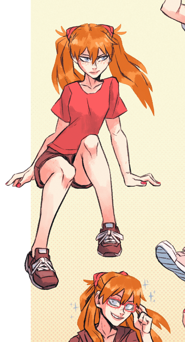 jbillustration:   ✨👹 ASUKA LOOKBOOK 👹  ✨    (Buncha different outfits