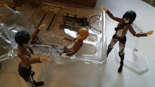 erens-jaeger-bombs:  Eren and Mikasa freeing Armin from his confines and ending in a group hug! 