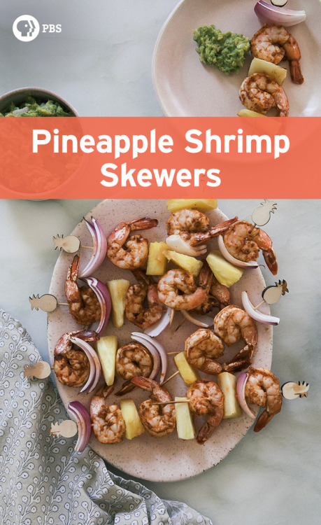 Pineapple Shrimp Skewer from PBS Food