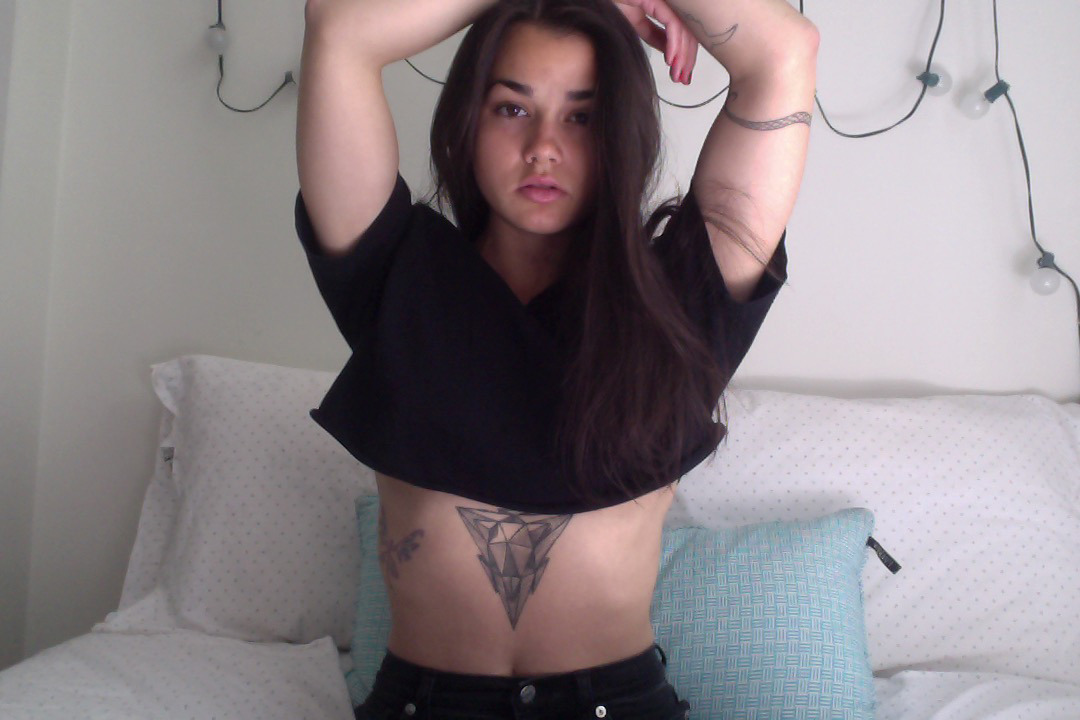 bklyn-b:  feeling weird about my face/body/hands/self today…. 