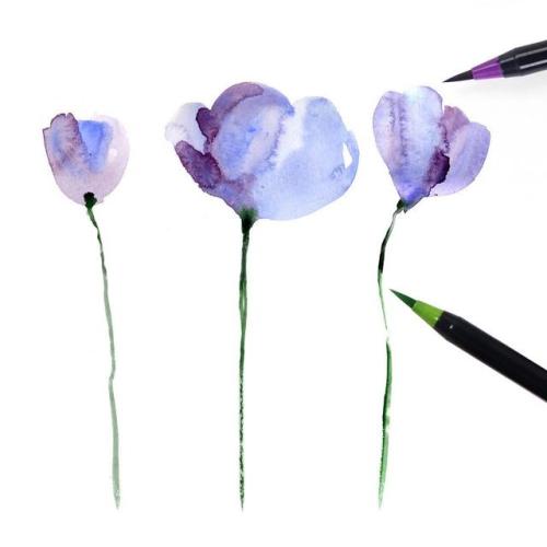 ALL THE JOY OF WATERCOLOR, WITH NONE OF THE ANNOYING SET-UP!