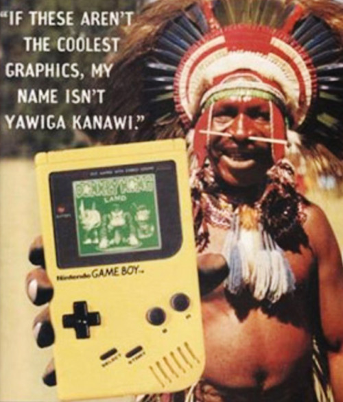 nerdsandgamersftw:  pxlbyte:  Gameboy ads were weird… Maybe Nintendo needs to go back to this type of advertising for the Wii U?  I’m at a loss for words 
