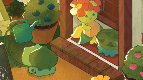 This crop is from @bioneun_usan’s piece! You can see the full art in Petal Dance Zine, along w
