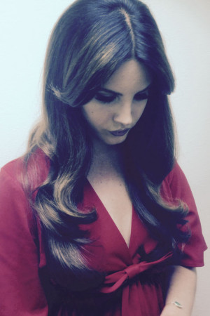 ultraviolenceparadiseedition:  Shared by Lana’s hairstylist Anna Cofone  
