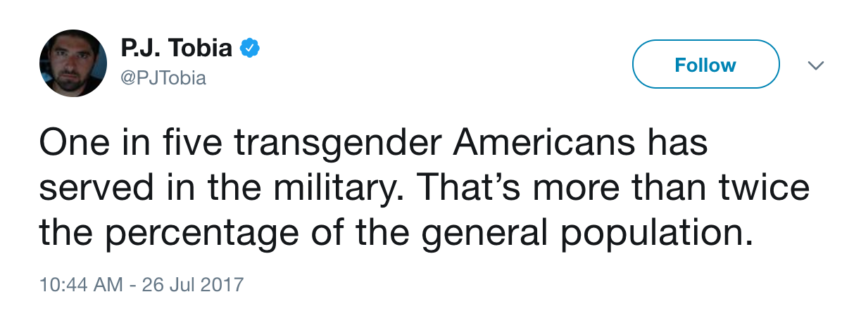 theartoftransliness:Today Donald Trump tweeted that transgender people will no longer