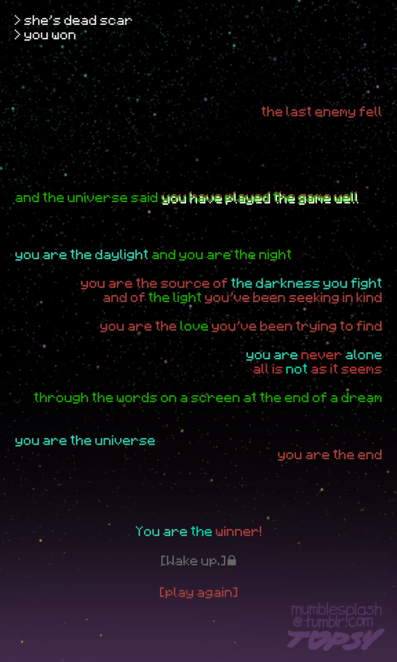 In Honor Of Last Seasons Poem Being Called End Poem (all Quotes Mandatory) This Season I Made One Out