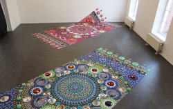 Itscolossal:  New Ornate Kaleidoscopic Installations That Mimic Patterned Textiles