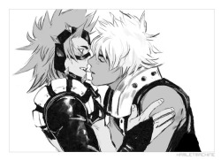 Pocky Kiss KiriBaku for my dear TWINCosplay  ♡  