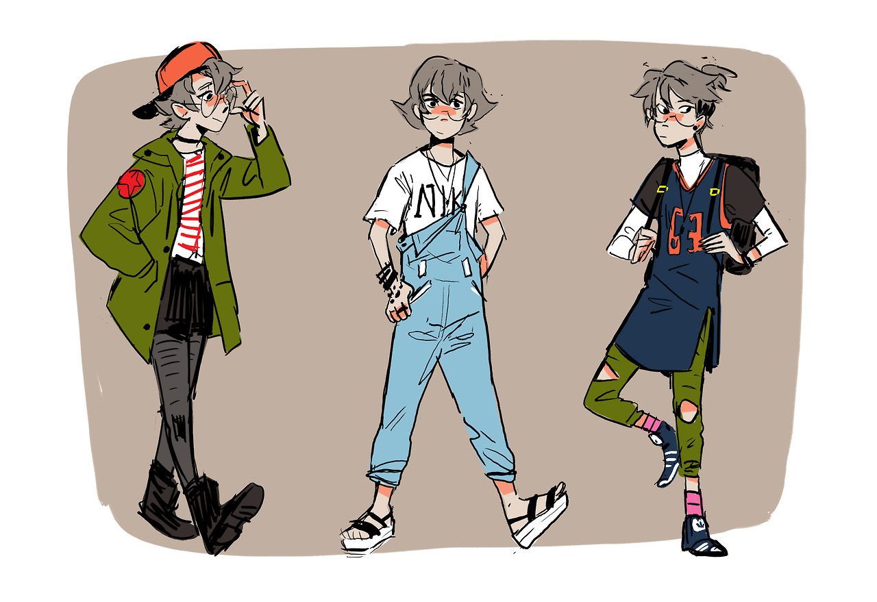 sharkbomb:  Rest of the voltron fashion kids.  Edit: I put Shiro and Keith in there