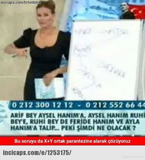 Arif bey Aysel Hanım'a,...