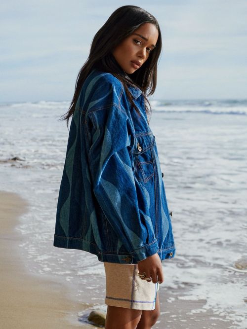 fylauraharrier:Laura Harrier with FARFETCH for March 2021