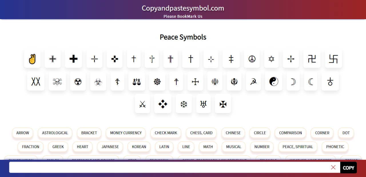 Get Spiritual Symbol Copy And Paste