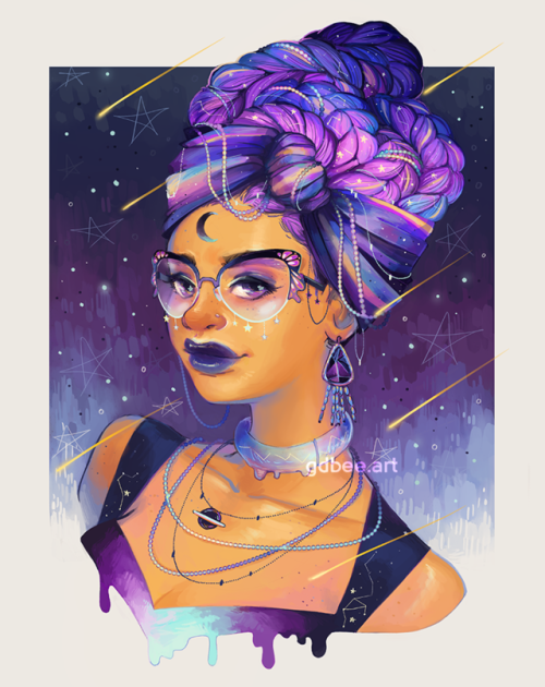 prinnay:wrap + braids + stars