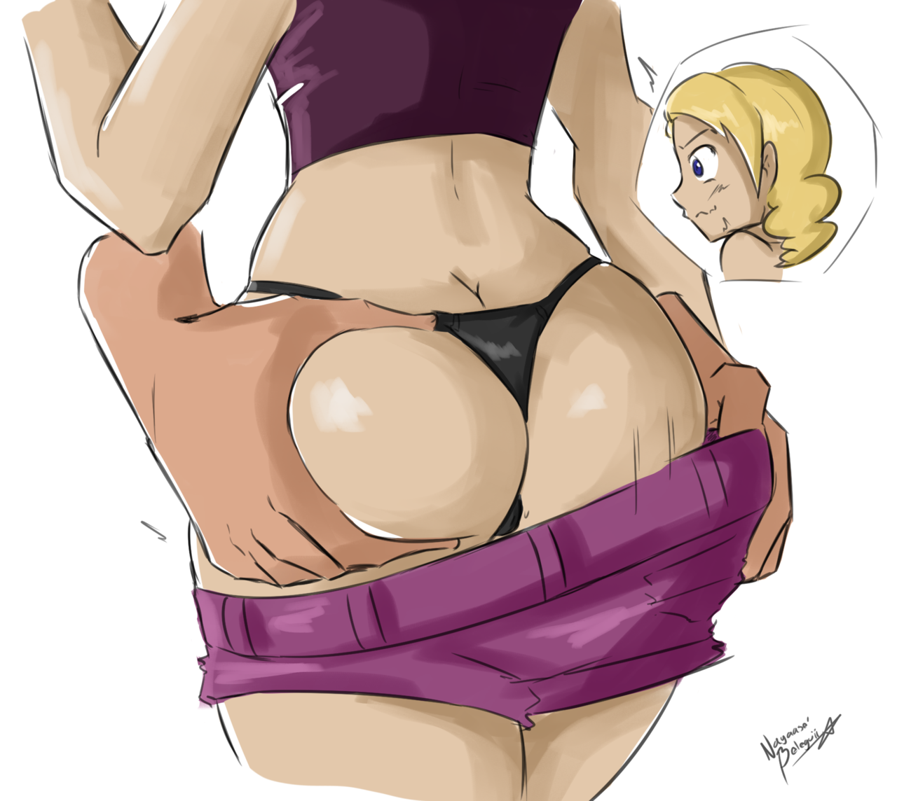 zapotecdarkstar: Butt requests for /v/ Aradia and ORAS Beauty  ;9