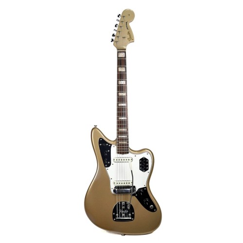  1966 FENDER JAGUAR in FIREMIST GOLD from: https://www.creamcitymusic.com/vintage-1966-fender-jaguar