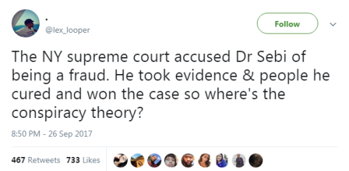 deuceace:alwaysbewoke:nevaehtyler:Alfredo Bowman, better known as Dr Sebi, was a herbalist and natur