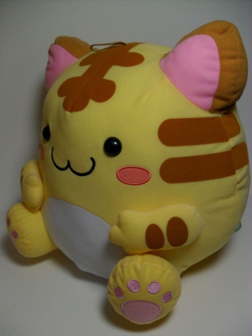 Yellow Round Tiger Cats are quite cute! Available to purchase at KawaiiPLUShLove: http://kawaiiplush