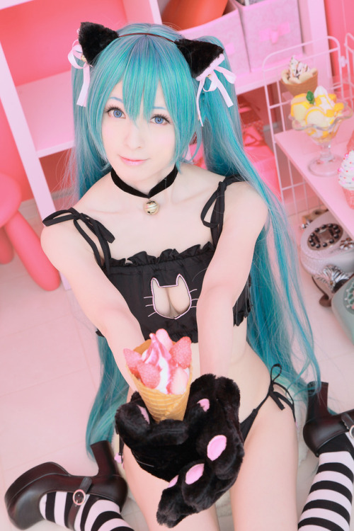 cosplayjapanesegirlsblog: Vocaloid - Hatsune Miku (HATSUNENOA) [Sakura] 6-4