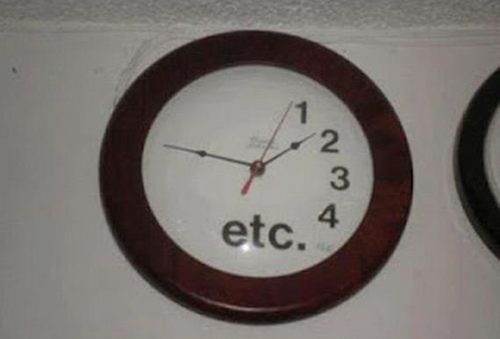 XXX samsaranmusing:  The world’s laziest clock. photo