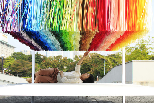 archatlas:100 Colors Emmanuelle Moureaux　“100 colors” is an installation series began in