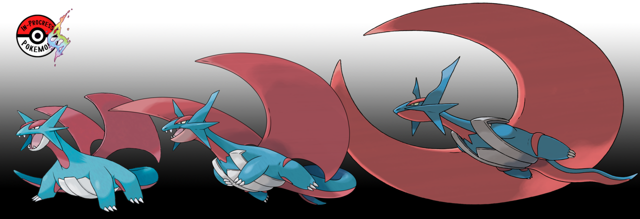 In Progress Pokemon Evolutions 371 5 Bagon Live In Rough Terrains With Cliffs