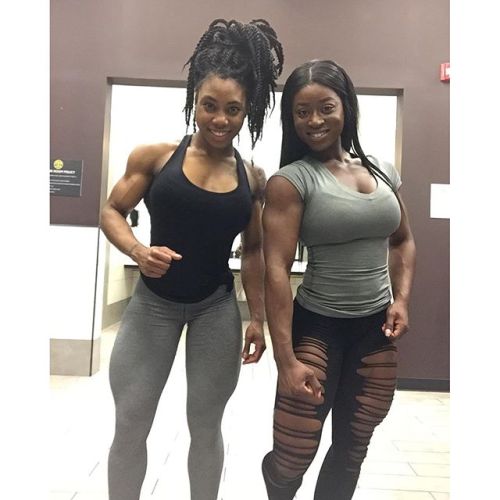 lift24-7everyday: Devone Martin and Ashley Soto #fitnessqueens #fitgirlsaresexy #musclebabes #female