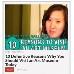 Visiting a museum could be the last thing to come in your mind. But @articulationsvlog will give you 10 definitive reasons why you should feed your thirst for arts. Head now to bonafidepanda.com  #bonafidepanda #newpost #instagood #latestupdate #articlepo