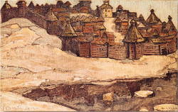 Old town, 1902, Nicholas Roerich
