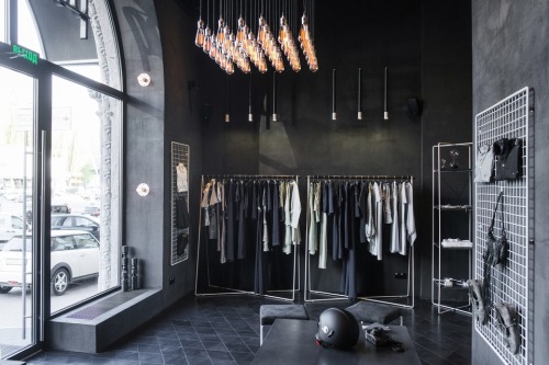 A fashion store for brand PODOLYAN in Ukraine #InteriorDesign by FILD. bit.ly/1TUFjic #Ukrain