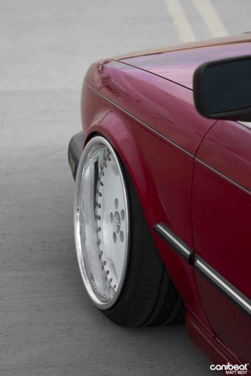 allcarsphotos:  Love Letter to a Legend: Ryan Fuller’s Ground Hugging BMW E30 